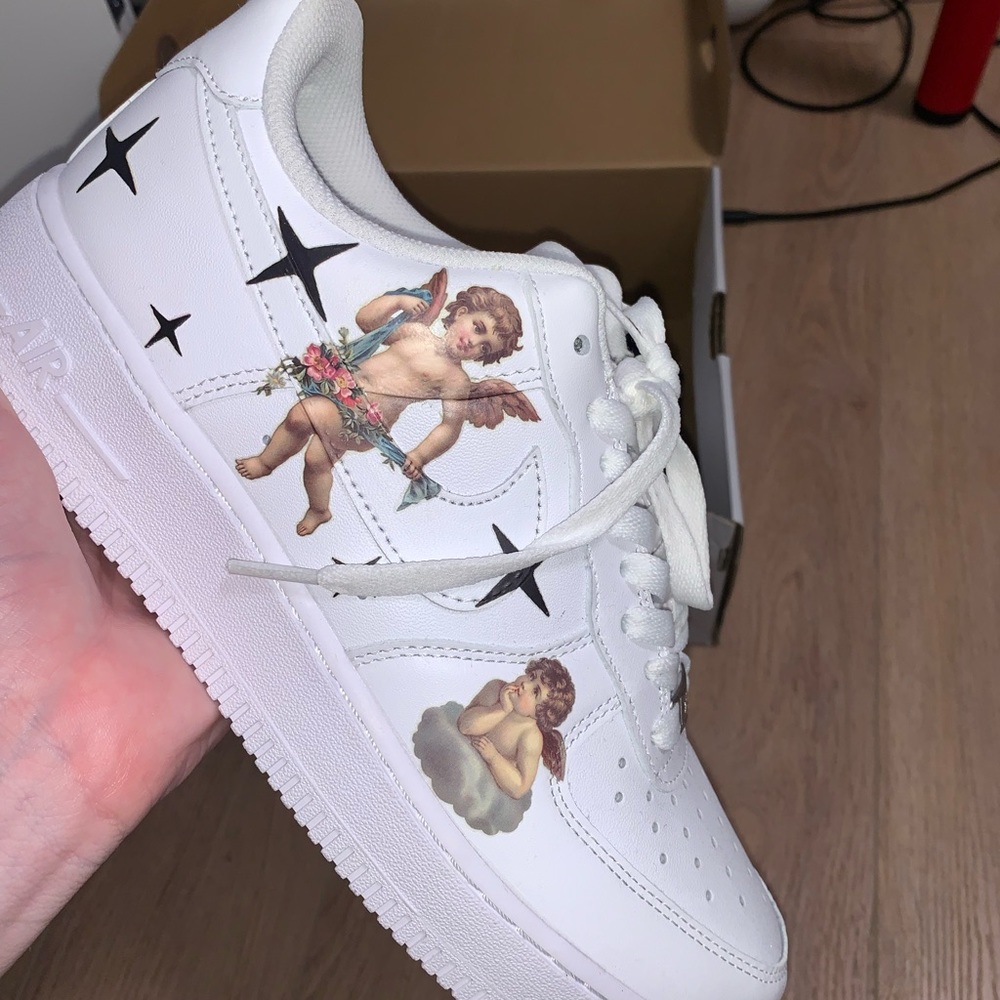 Customized Air Force 1s. Brand new never worn - Picture 1 of 3